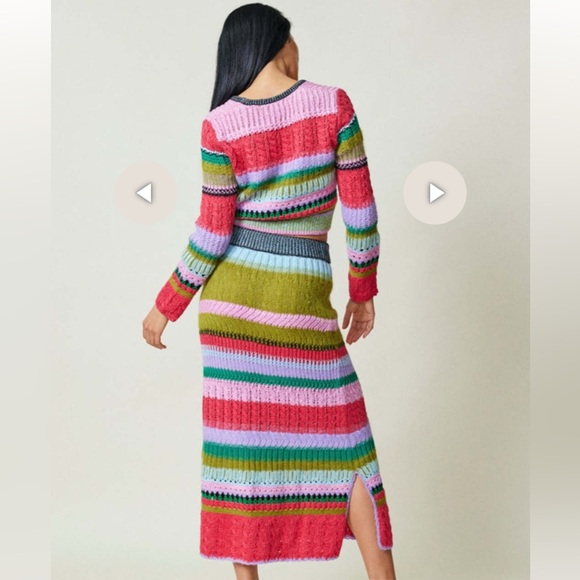 NEW LINGUA FRANCA ashby stitch top in taffy multi - Picture 4 of 11